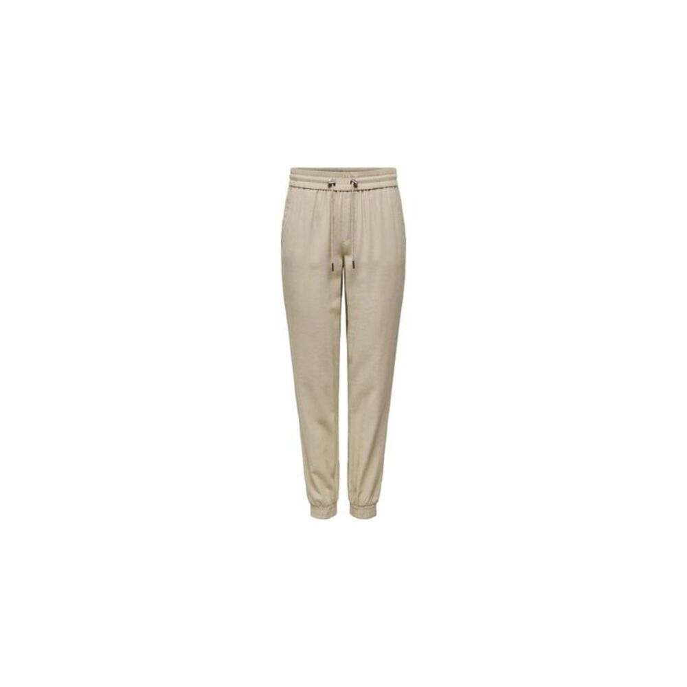 Only Beige Viscose Casual Women's Pants